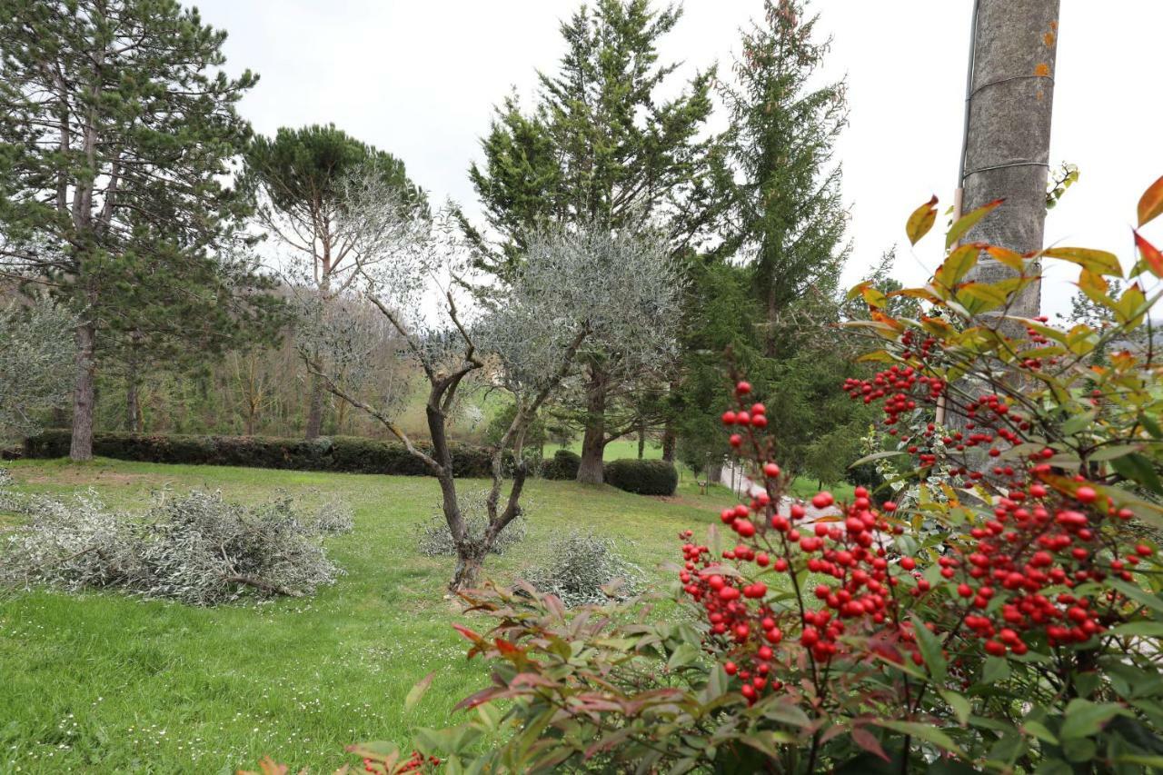 גוביו Agriturismo Villa Mozart Nel Verde מראה חיצוני תמונה